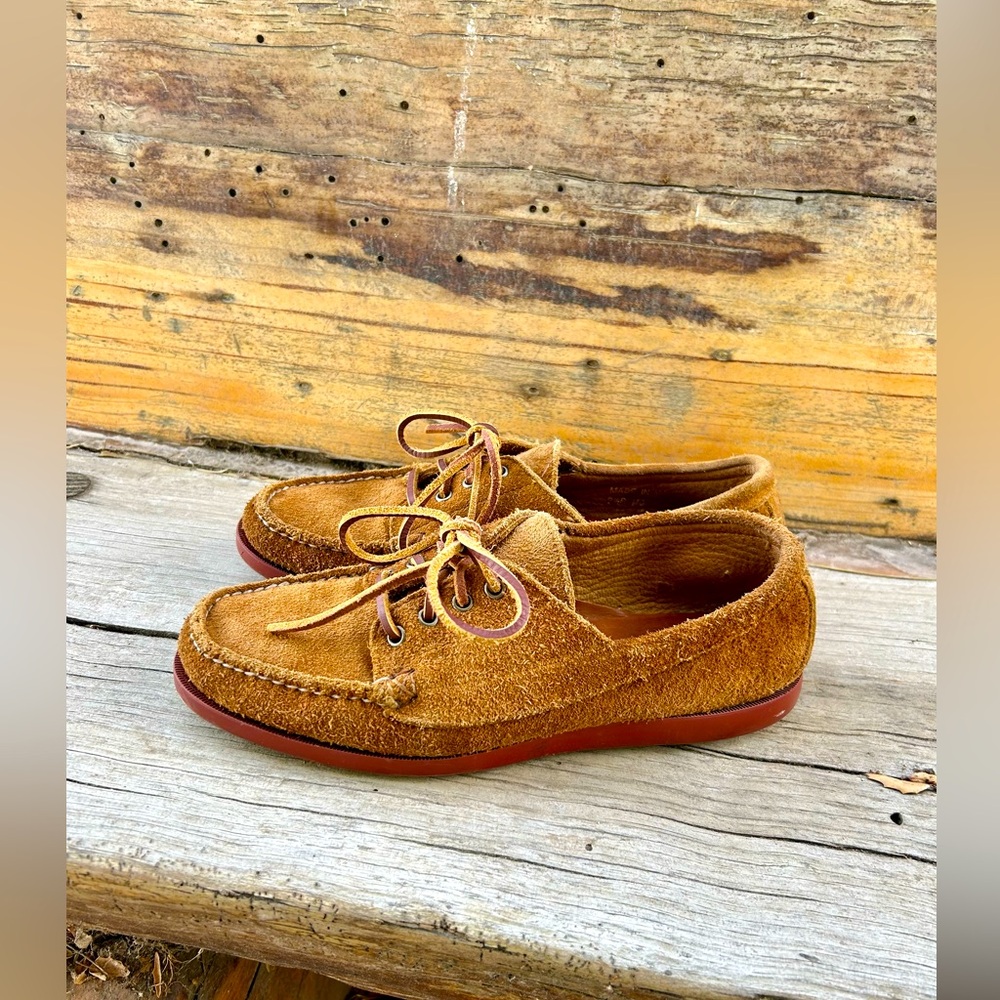 Todd Snyder x Rancourt Ranger Moc in Peanut Bokhara size 9.5